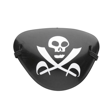 Zwart Witte Piraten Ooglapje van Widmann koop je bij Partywinkel