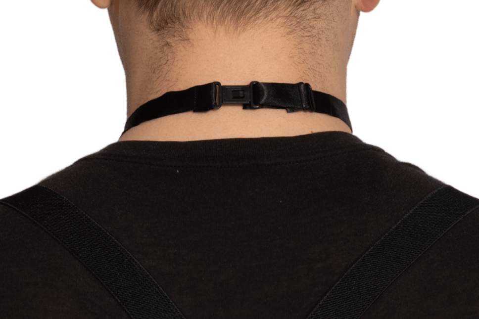 Zwarte Accessoireset 3 delig van Partychimp koop je bij Partywinkel