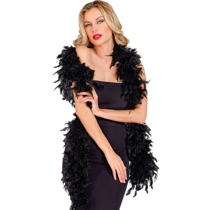 Zwarte Boa 1,8m van Widmann koop je bij Partywinkel