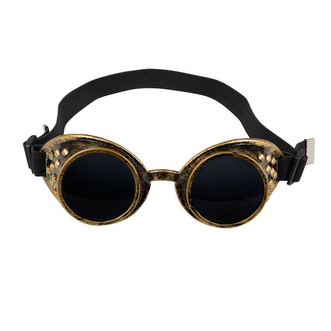 Zwarte Bril Steampunk van Boland koop je bij Partywinkel