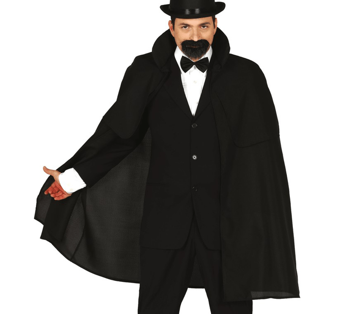 Zwarte Cape 1m van Fiestas Guirca koop je bij Partywinkel