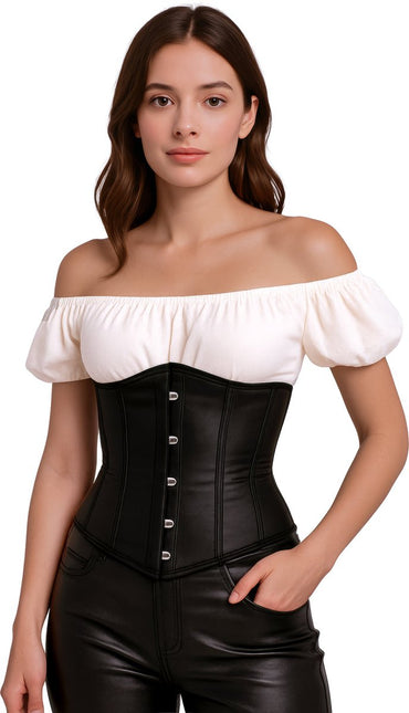 Zwarte Corset Dames Kant van Fiestas Guirca koop je bij Partywinkel