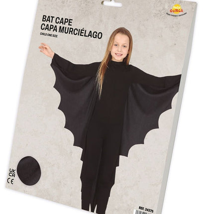 Zwarte Halloween Kostuum Vleermuis Kind van Fiestas Guirca koop je bij Partywinkel