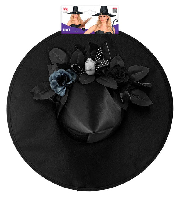 Zwarte Heksenhoed Met Schedel van Widmann koop je bij Partywinkel