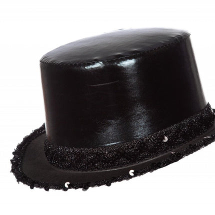 Zwarte Hoed Met Band van Wilbers & Wilbers koop je bij Partywinkel