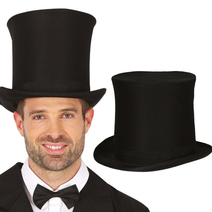 Zwarte Hoge Hoed 21cm van Fiestas Guirca koop je bij Partywinkel