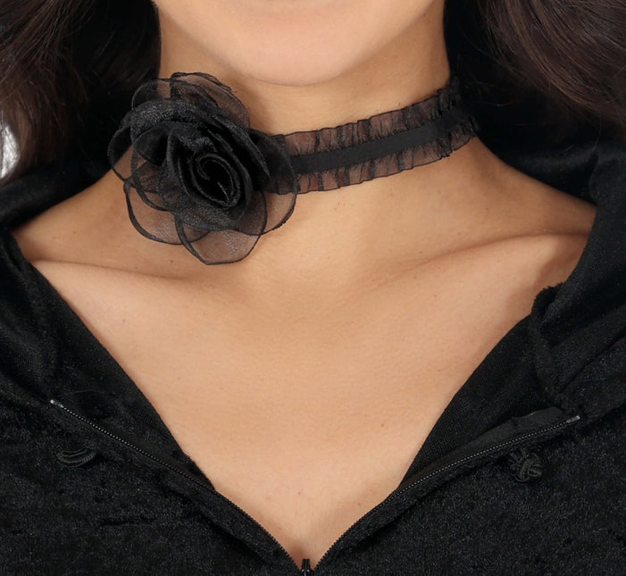 Zwarte Ketting Roos van Fiestas Guirca koop je bij Partywinkel