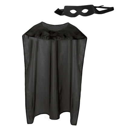 Zwarte Kostuum Set Held 2 delig van Boland koop je bij Partywinkel