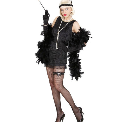 Zwarte Kousenband Met Diamanten Hartje van Widmann koop je bij Partywinkel