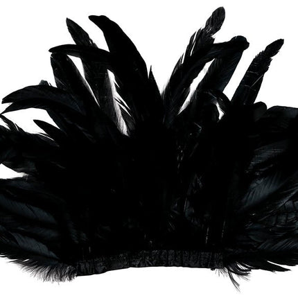 Zwarte Kraag Veren van Fiestas Guirca koop je bij Partywinkel