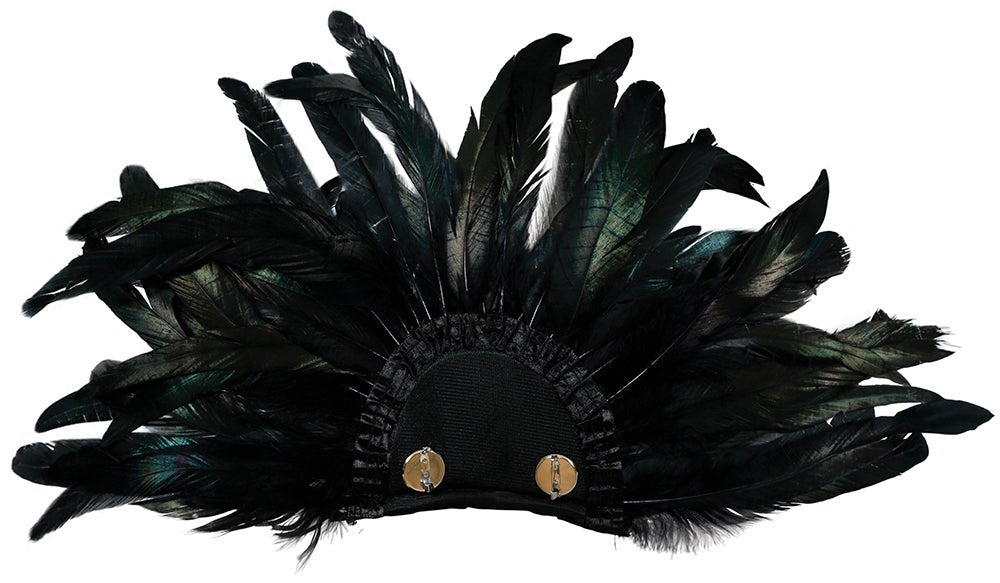 Zwarte Kraag Veren van Fiestas Guirca koop je bij Partywinkel