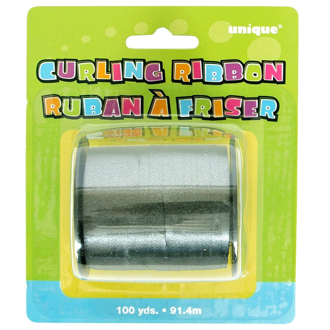 Zwarte Lint 91,4m van Unique koop je bij Partywinkel