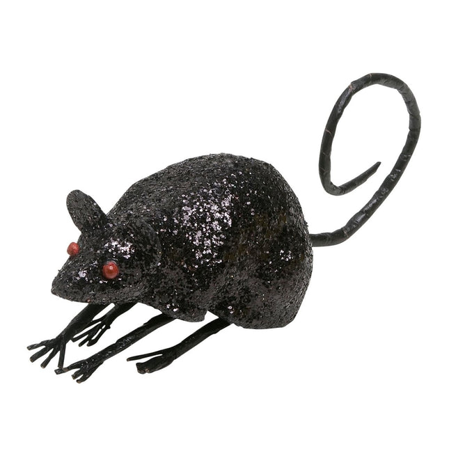 Zwarte Nep Muis 8,5cm van Widmann koop je bij Partywinkel