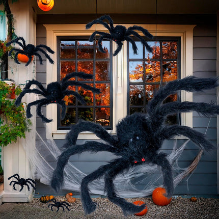 Zwarte Nep Spin 1,25m van Fiestas Guirca koop je bij Partywinkel