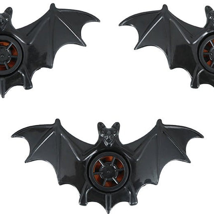 Zwarte Nep Vleermuis 9cm 3st van Fiestas Guirca koop je bij Partywinkel