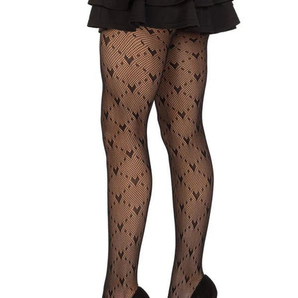 Zwarte Panty Love Struck van Leg Avenue koop je bij Partywinkel