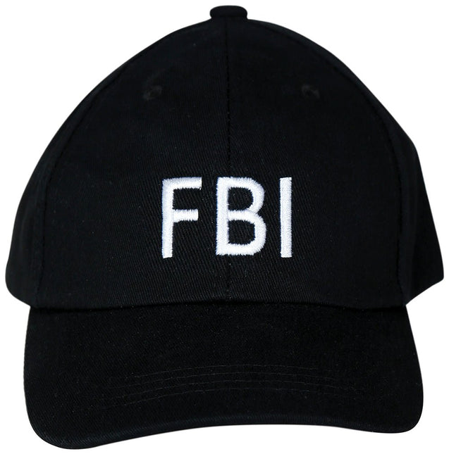 Zwarte Pet Fbi van Fiestas Guirca koop je bij Partywinkel