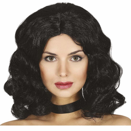 Zwarte Pruik Kort Haar van Fiestas Guirca koop je bij Partywinkel