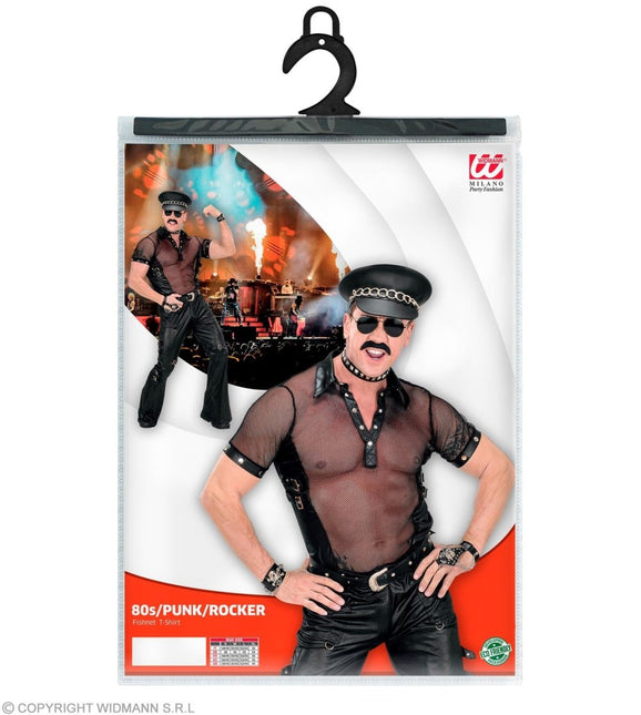 Zwarte Shirt Heren Visnet van Widmann koop je bij Partywinkel