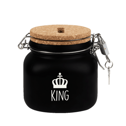 Zwarte Spaarpot King 12,5cm van Paper Dreams koop je bij Partywinkel