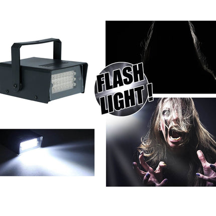 Zwarte Stroboscoop 12cm van Fiestas Guirca koop je bij Partywinkel