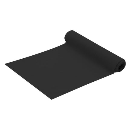 Zwarte Tafelloper Effen 5m van CHAKS koop je bij Partywinkel