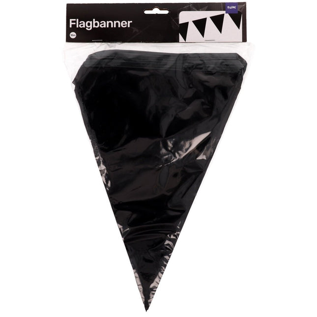 Zwarte Vlaggenlijn 10m van Folat koop je bij Partywinkel